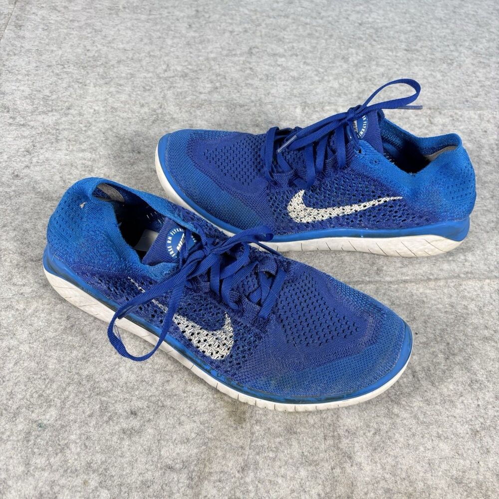 942838-401 - Mens 9.5 / Womens 11 - Nike Free RN Flyknit 2018 Game Royal Running